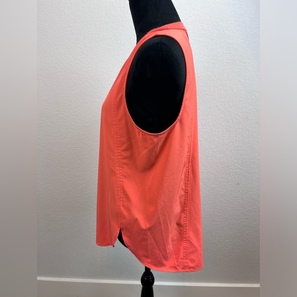 Athleta Orange Vest Tank Top Size medium - Picture 3 of 8